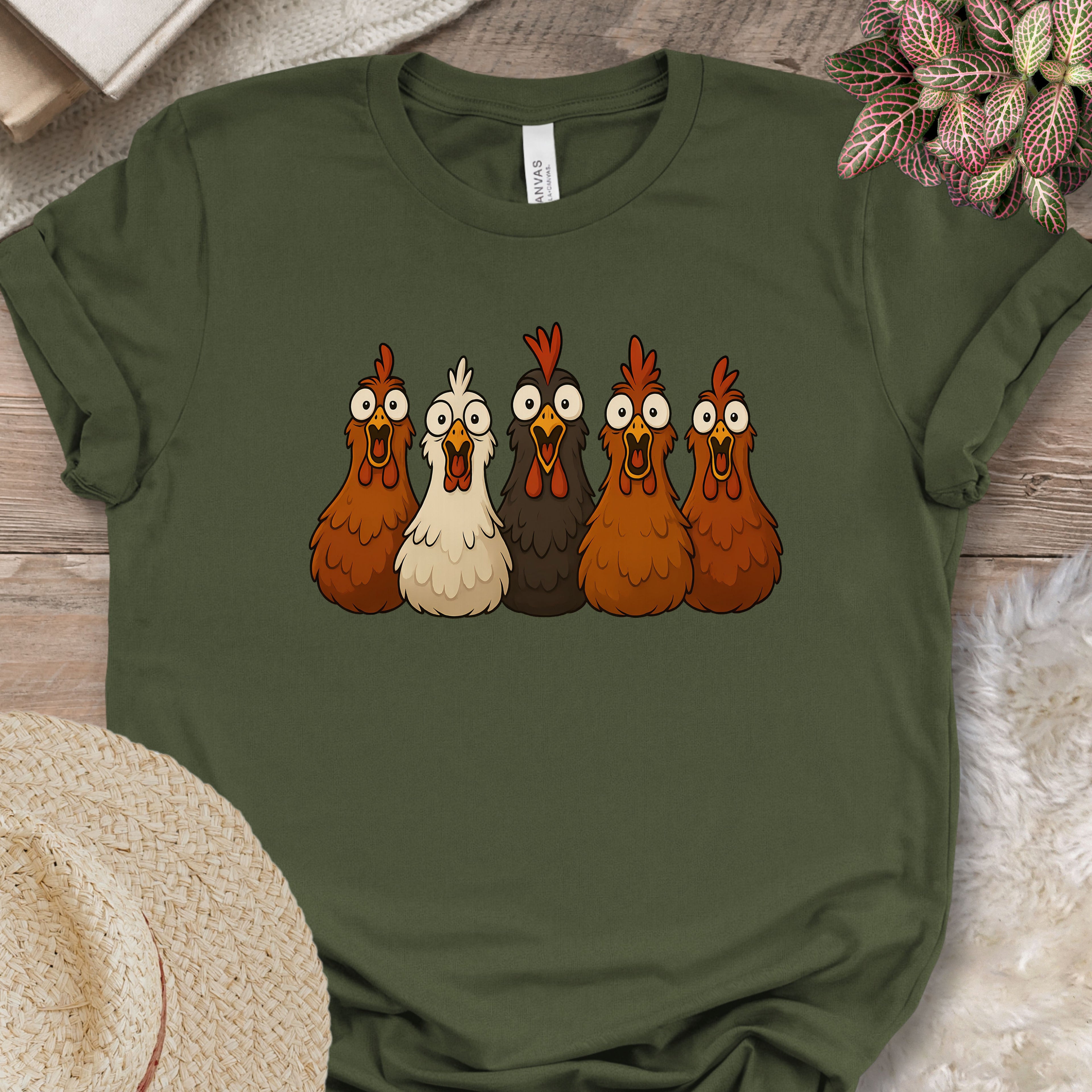 Surprised Chickens Tee