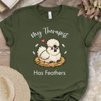 Feathered Therapist Chicken Tee