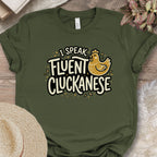 Fluent Cluckanese Chicken Shirt