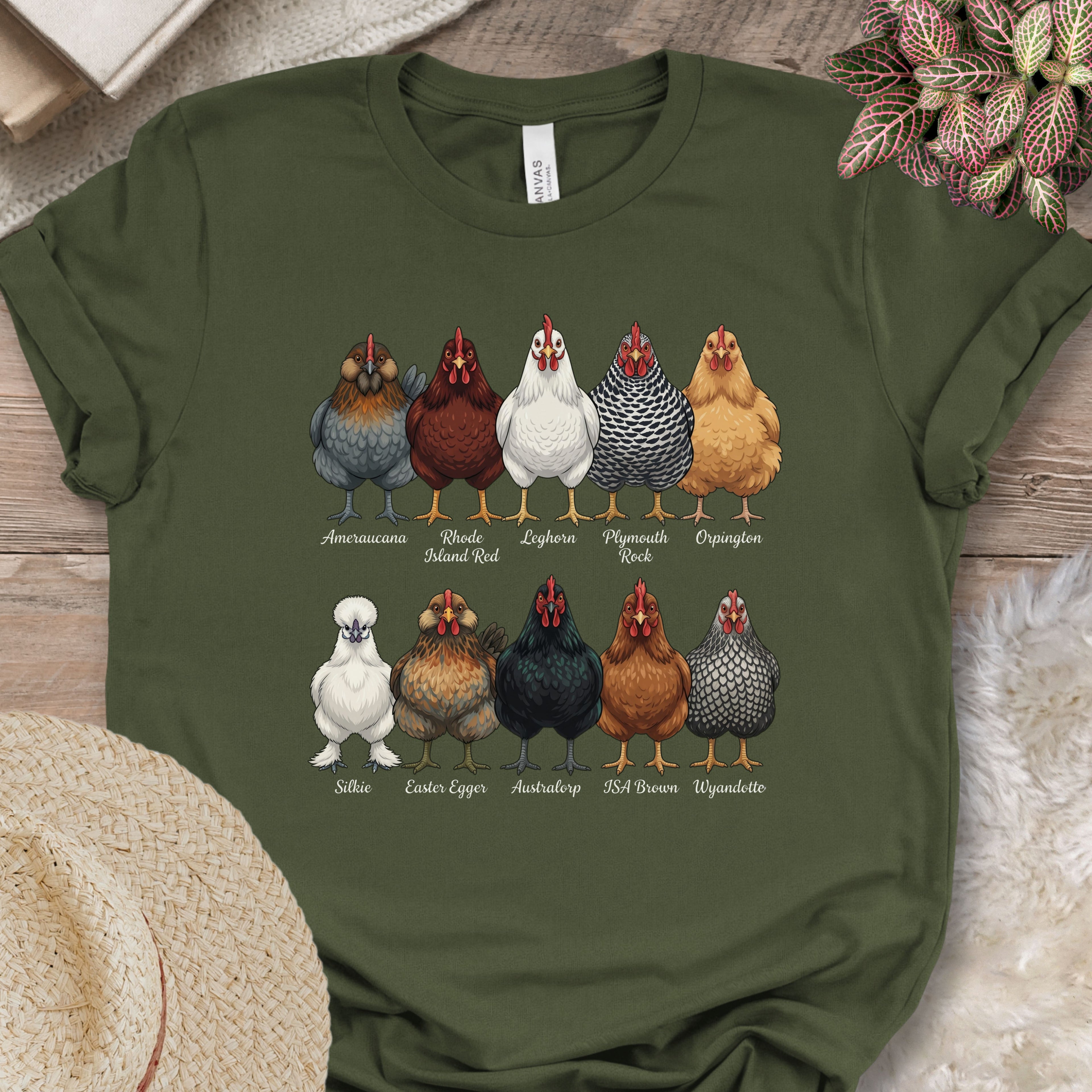 Chicken Collection Graphic Shirt