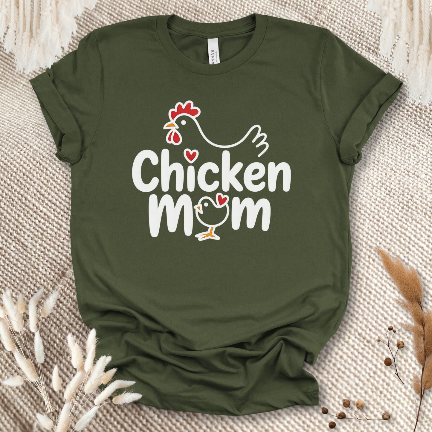 Hen Heart Chicken Mom Shirt