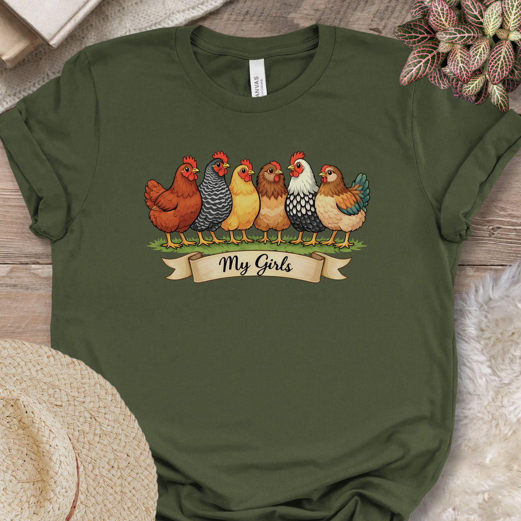 Hen Lineup Farm Pride T-Shirt