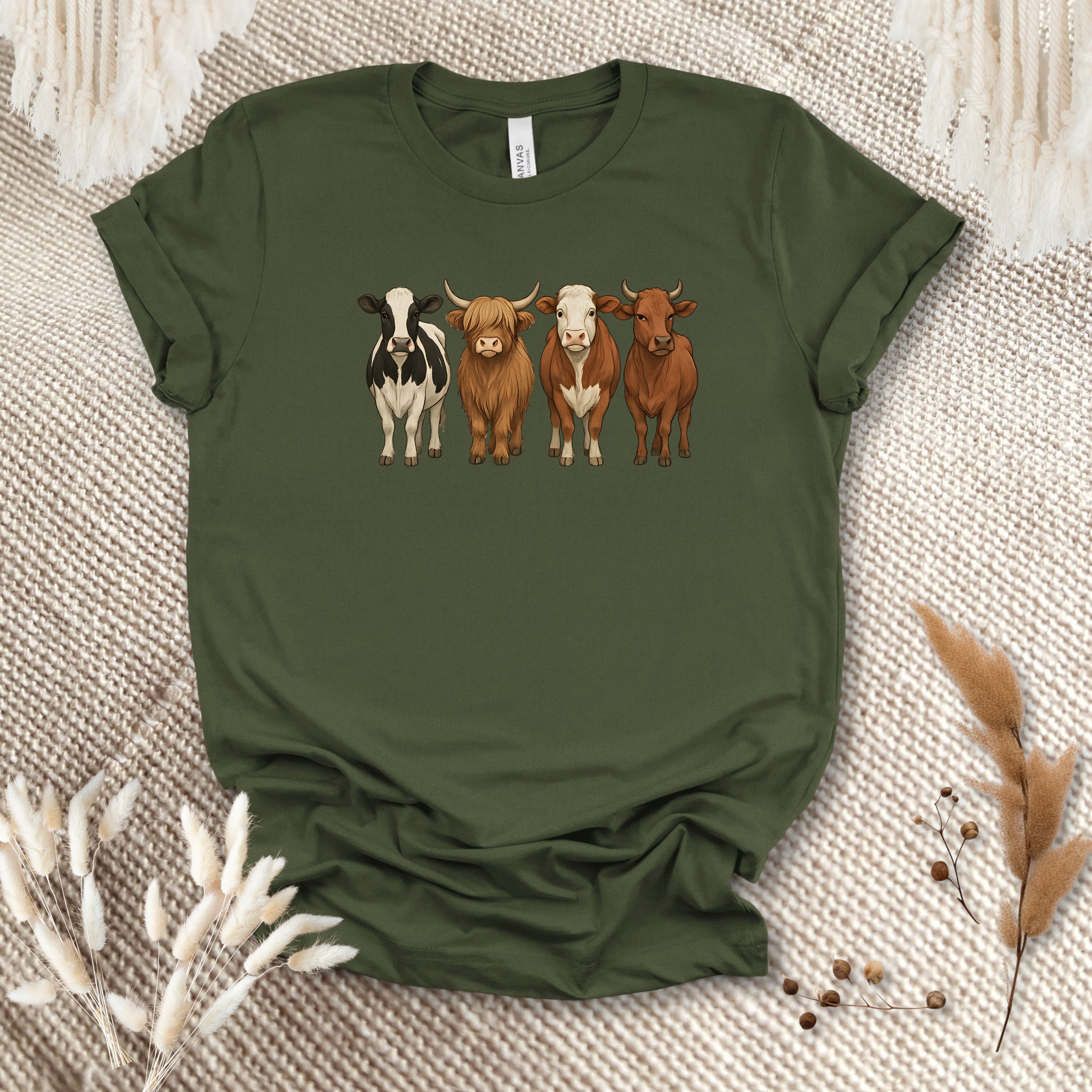 Four Cows Lineup Tee