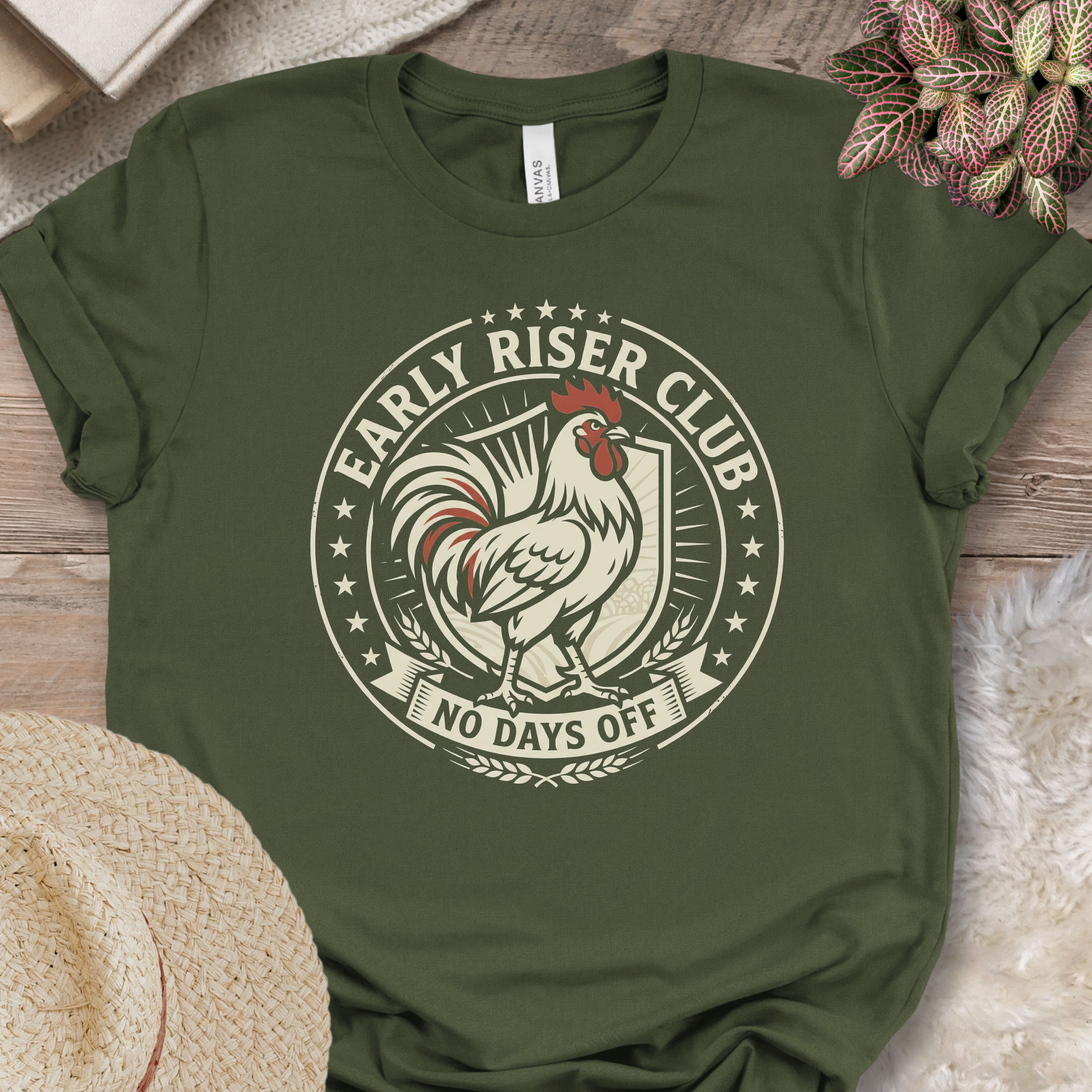 Early Riser Chicken Club T-Shirt