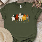 Rooster Roster Chicken T-Shirt