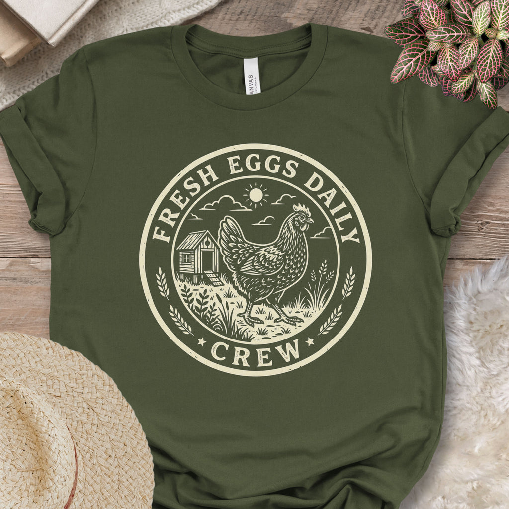 Fresh Eggs Daily Crew Shirt