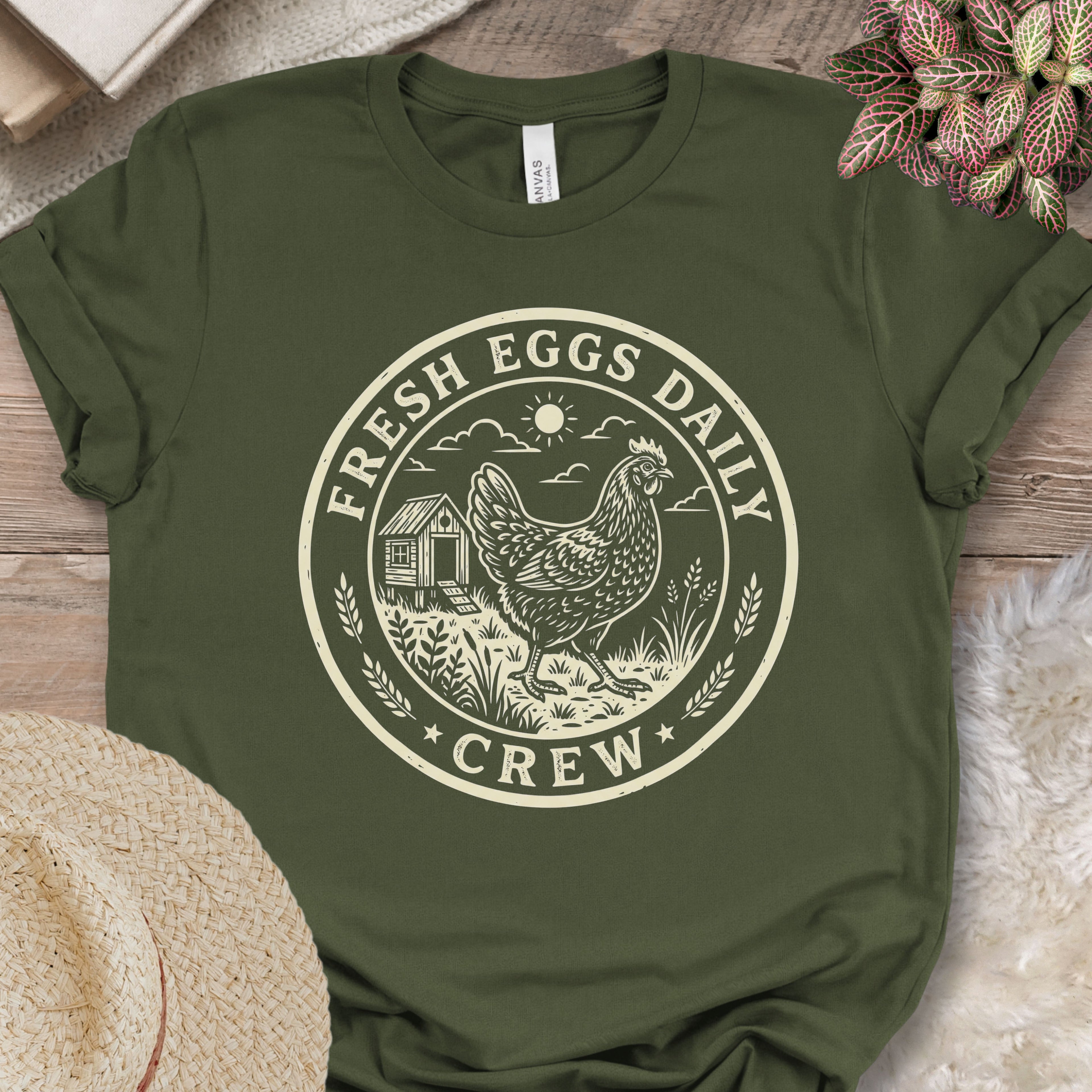 Fresh Eggs Daily Crew Shirt