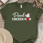 Proud Backyard Hen Mom Tee