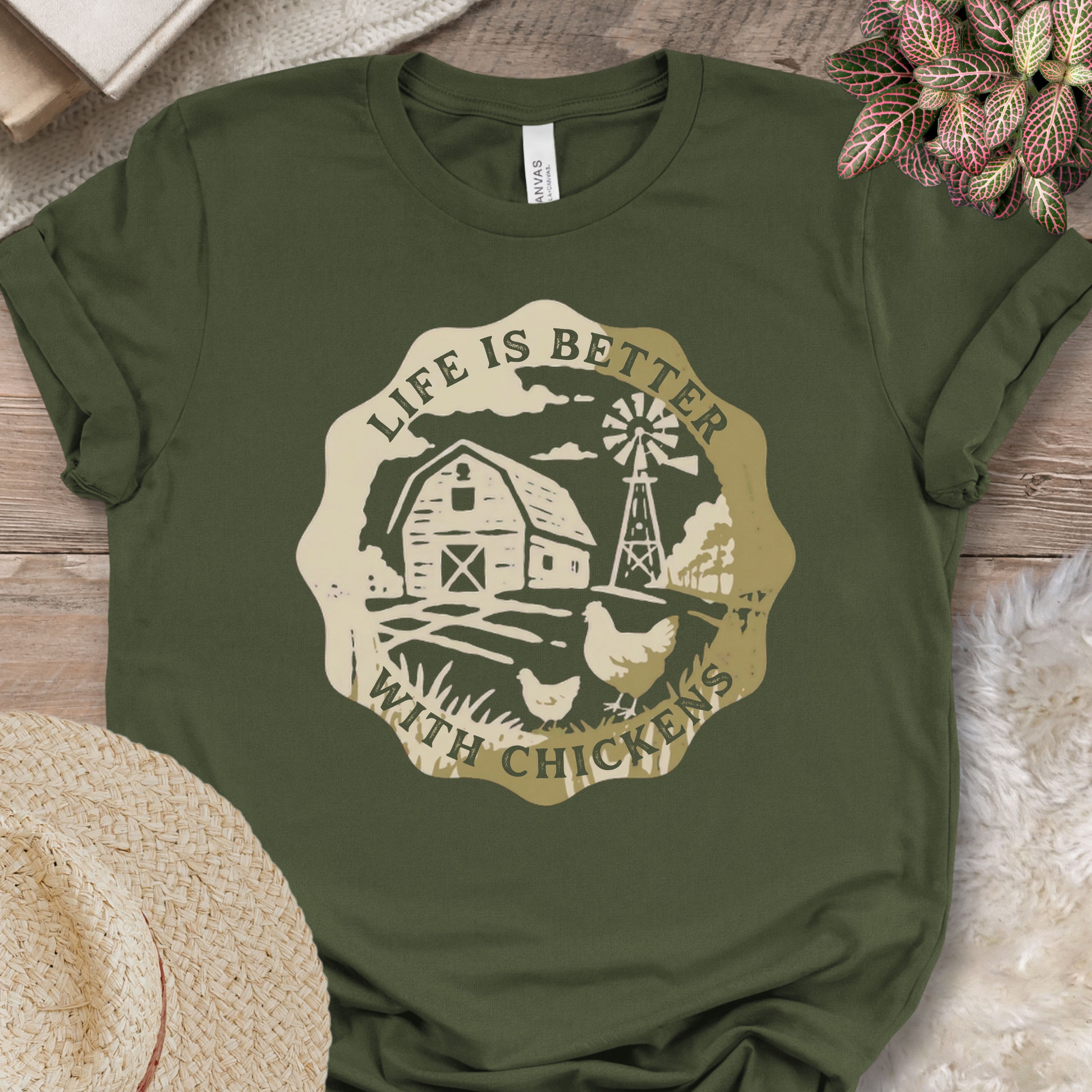 Farm Life Chickens Shirt