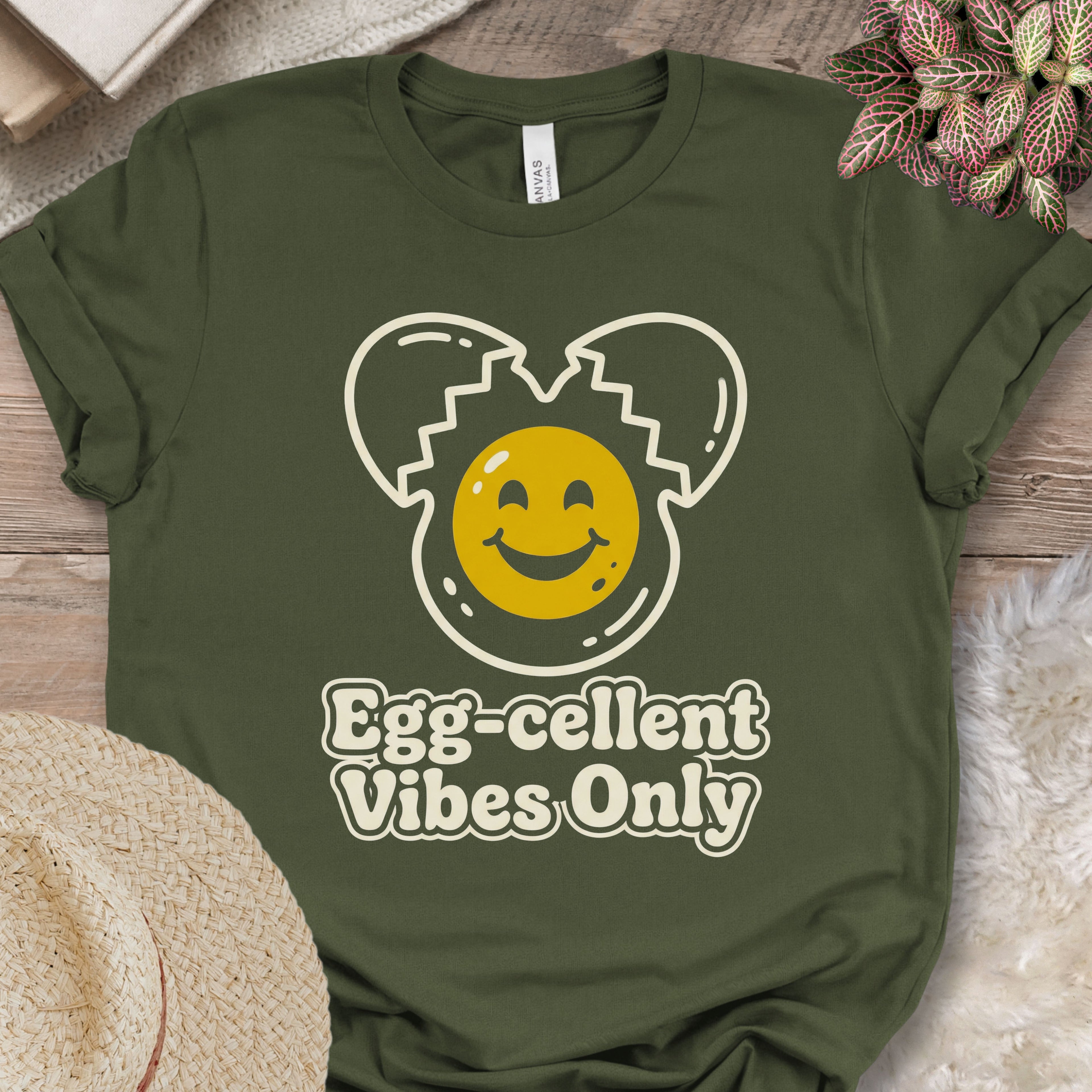 Eggcellent Chicken Vibes T-Shirt