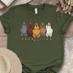 Heritage Chicken Breeds Lineup Shirt