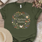 Floral Poultry Caregiver Graphic T-Shirt