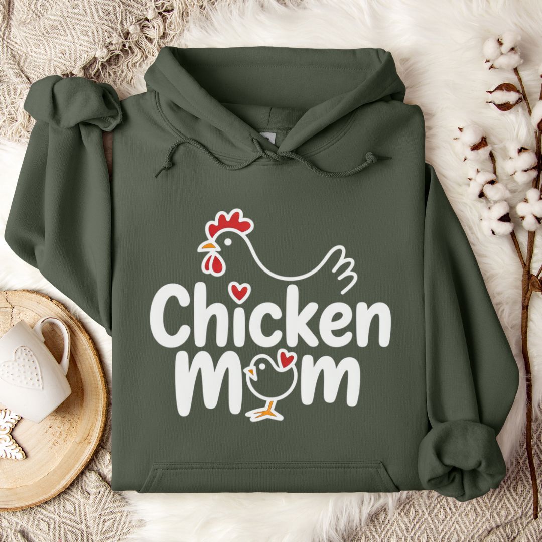 Chicken Lover Hoodie for Women – Cute Chicken Mom Pullover for Farm Life & Backyard Flock Keepers
