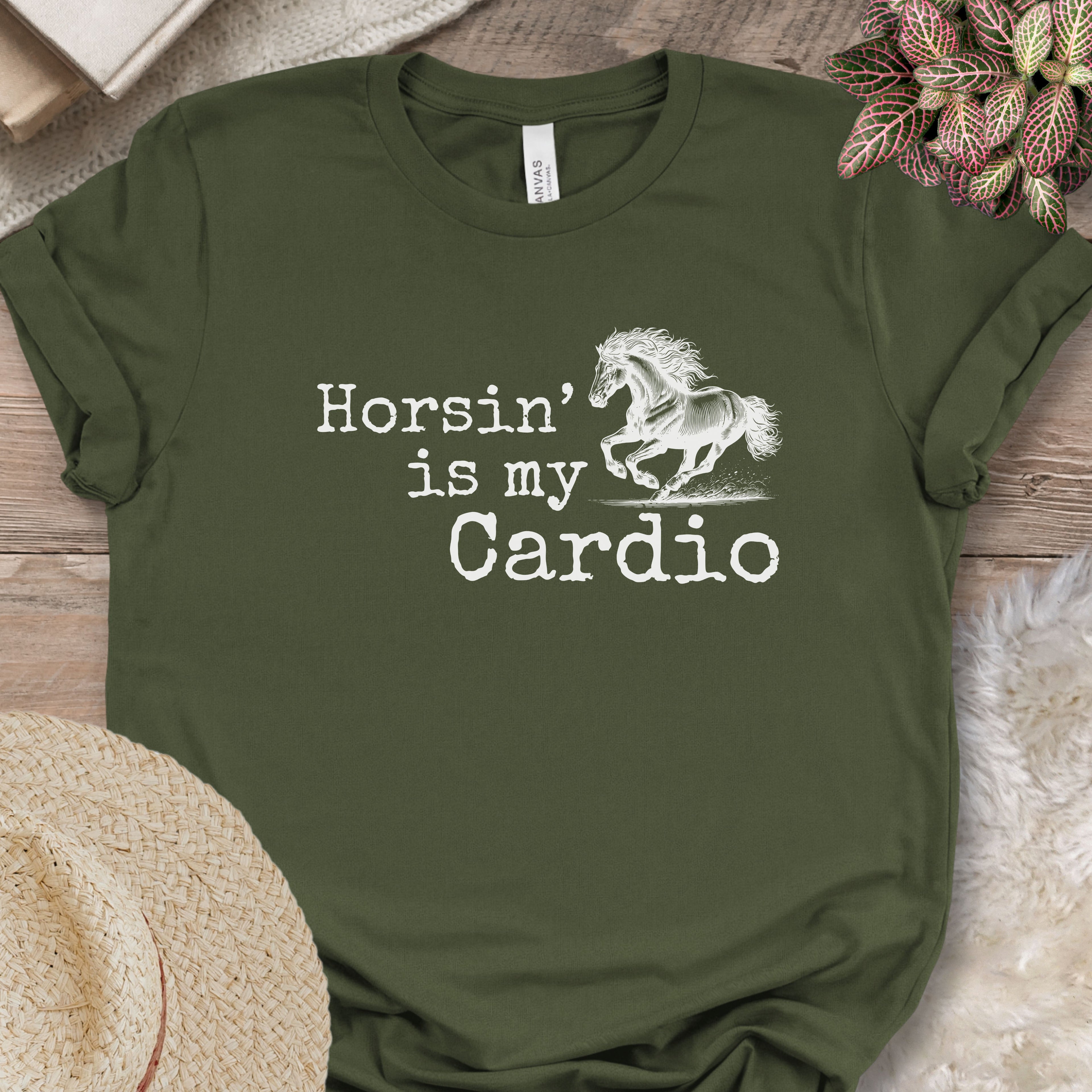 Horsin’ Is My Cardio Horse T-Shirt