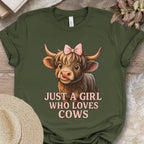 Just a Girl Who Loves Cows Tee