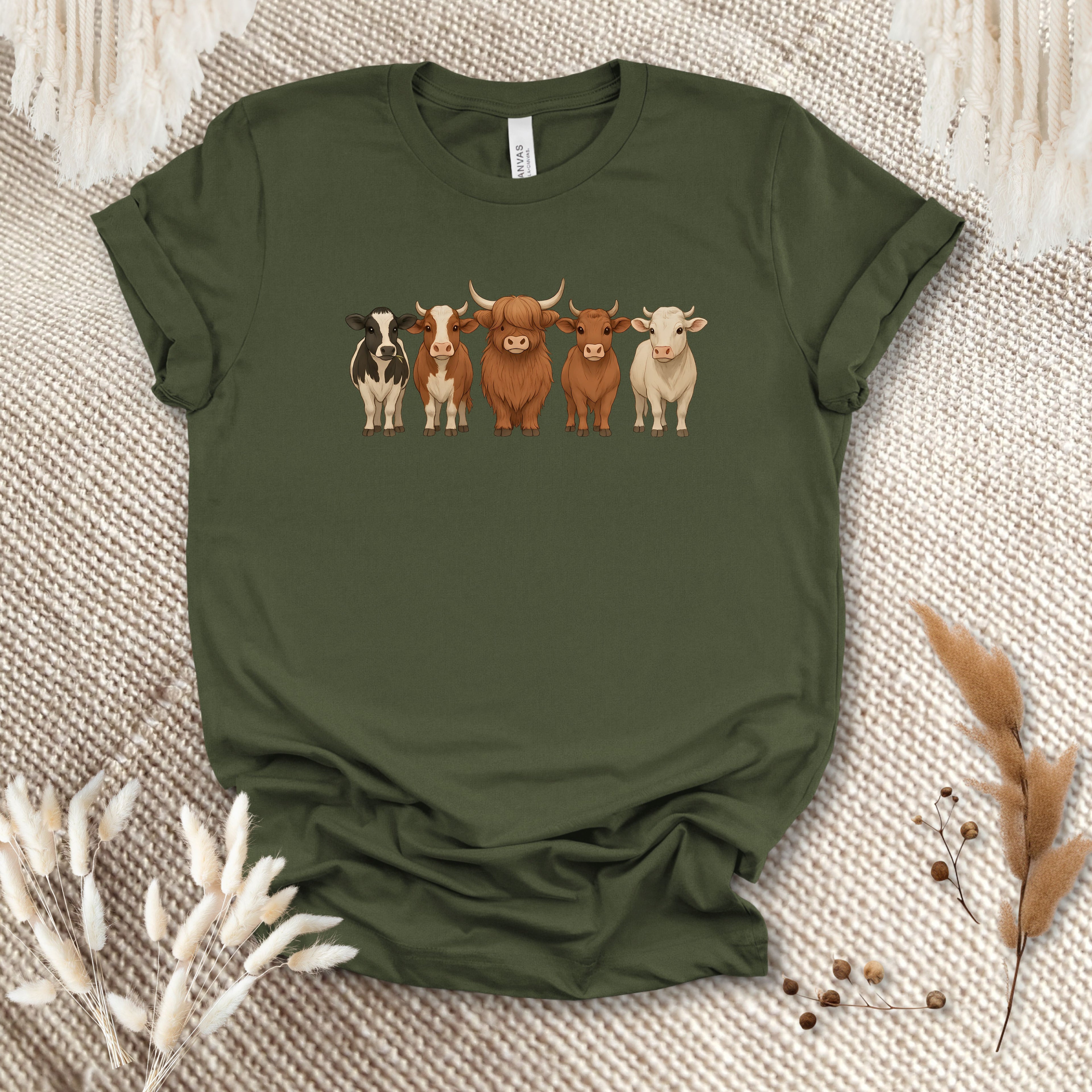 Five Cows Lineup Tee