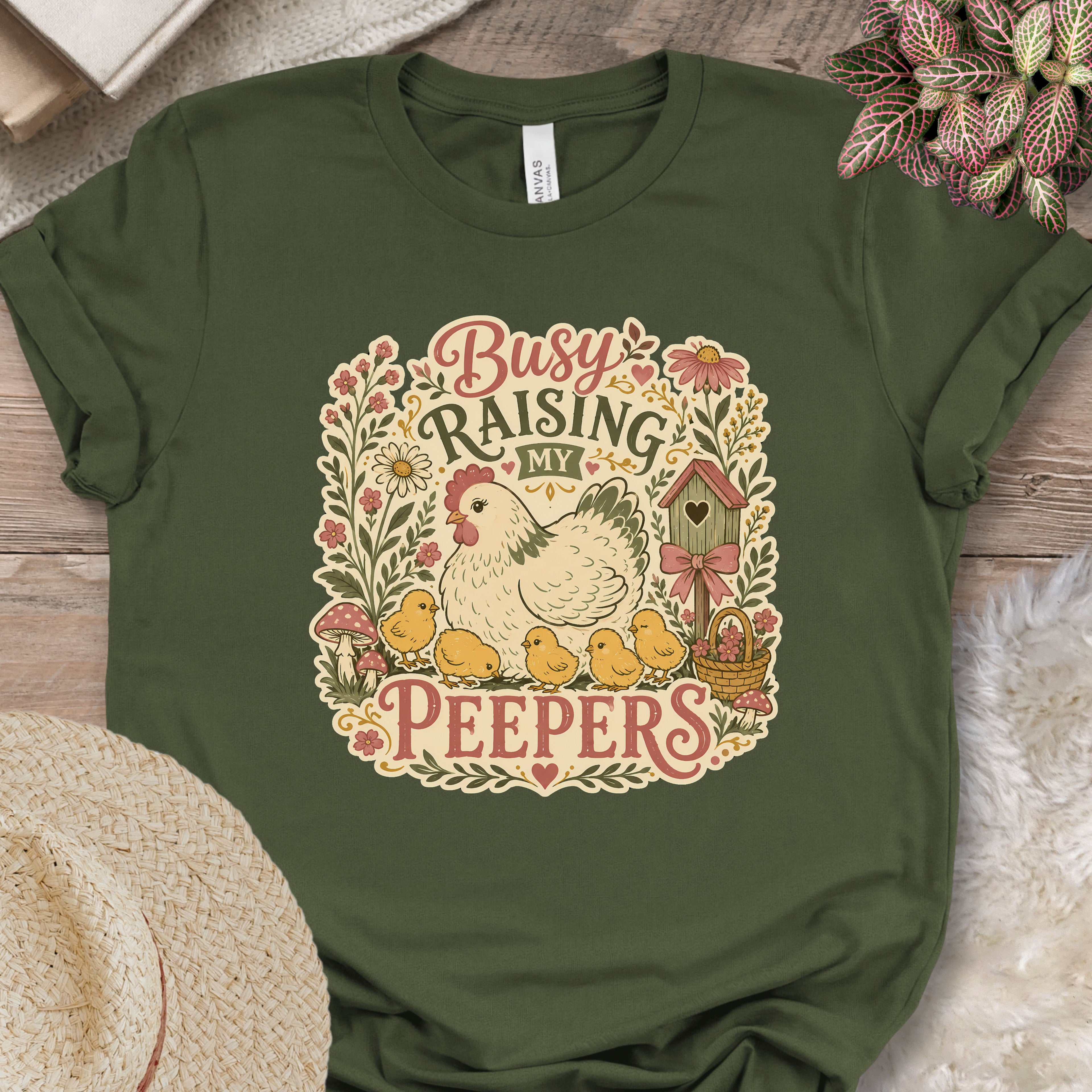 Chicken Mama Peepers T-Shirt