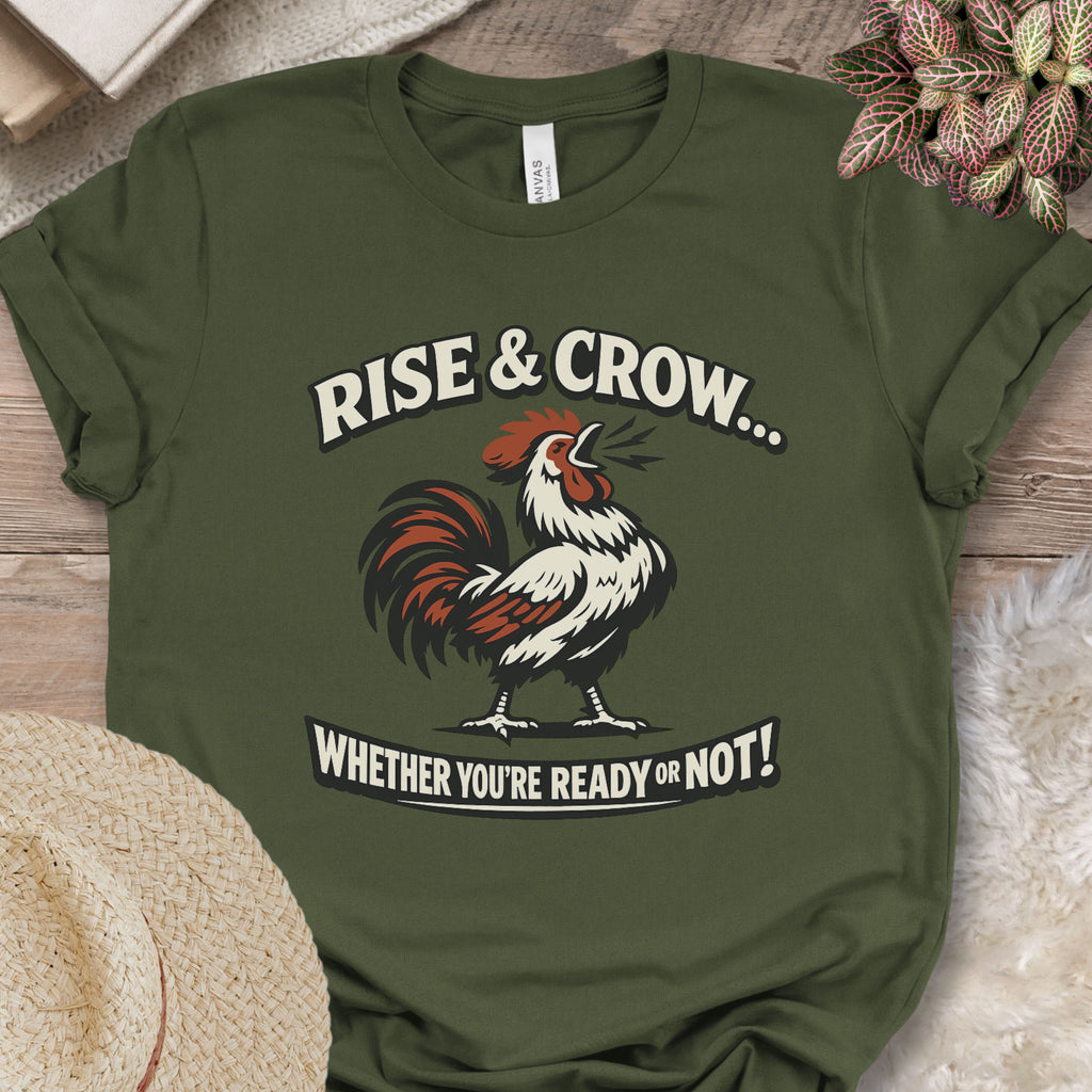 Vintage Rooster Morning Farm Shirt
