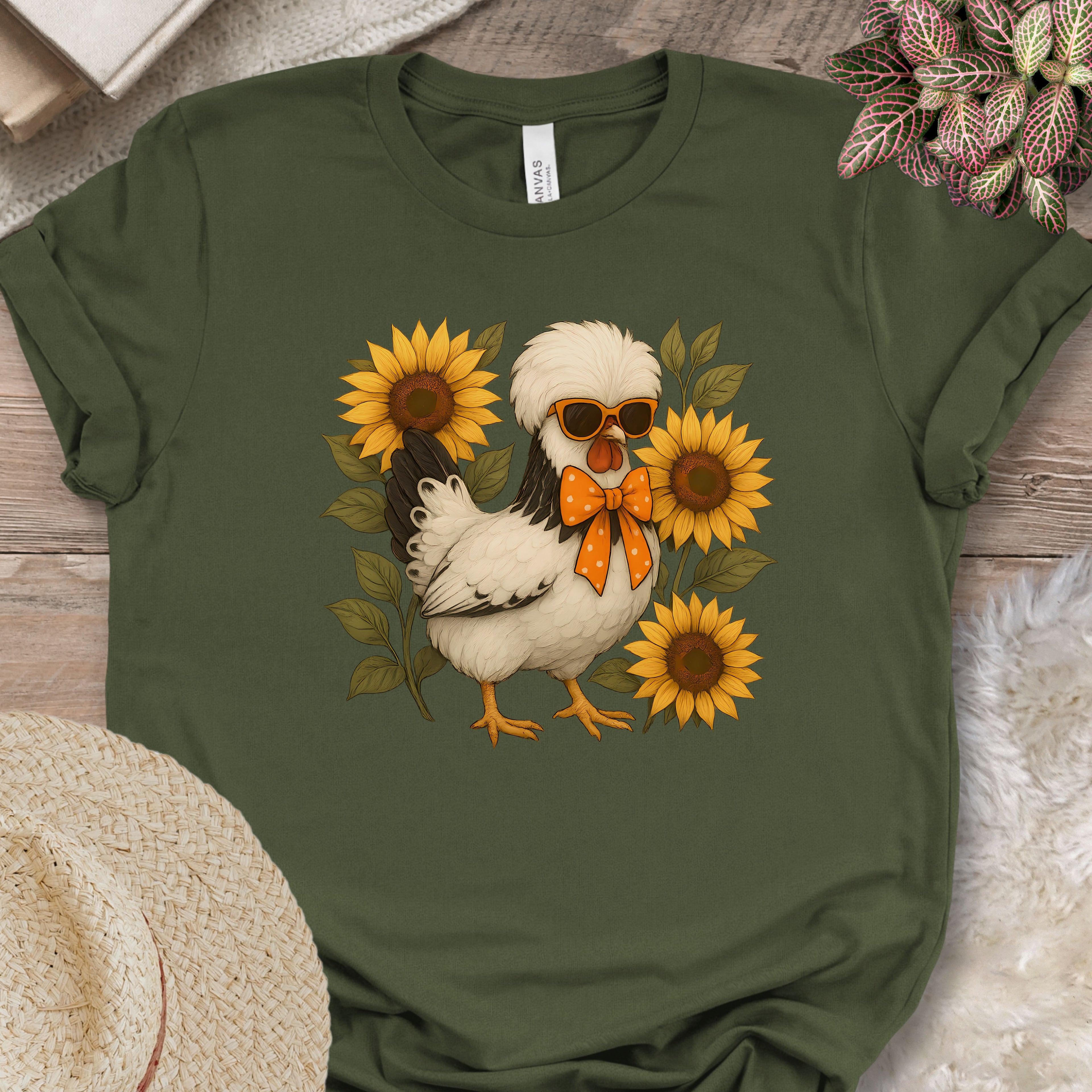 Cool Polish Chicken Sunflower Tee