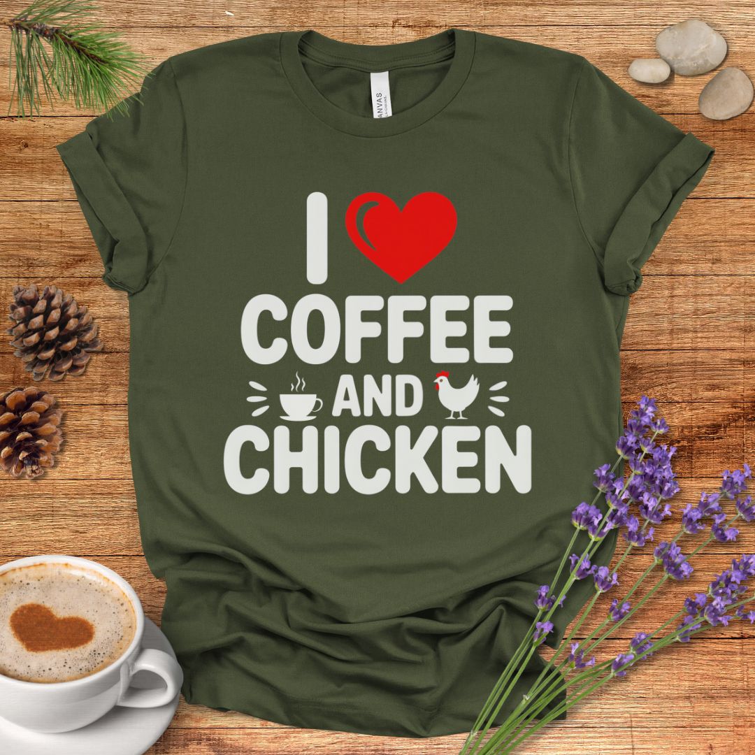 Coffee Fueled Chicken Keeper Tee