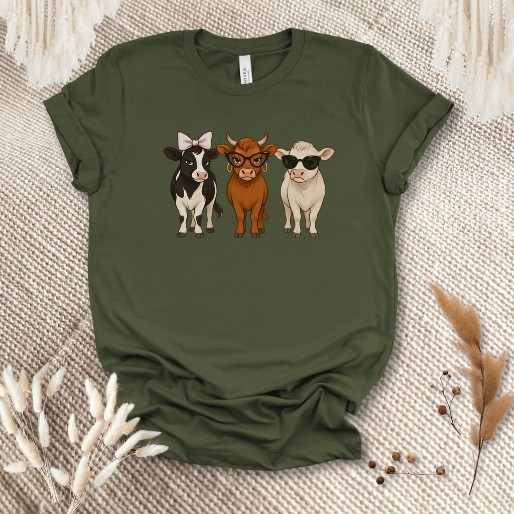 Trendy Cow Trio Tee