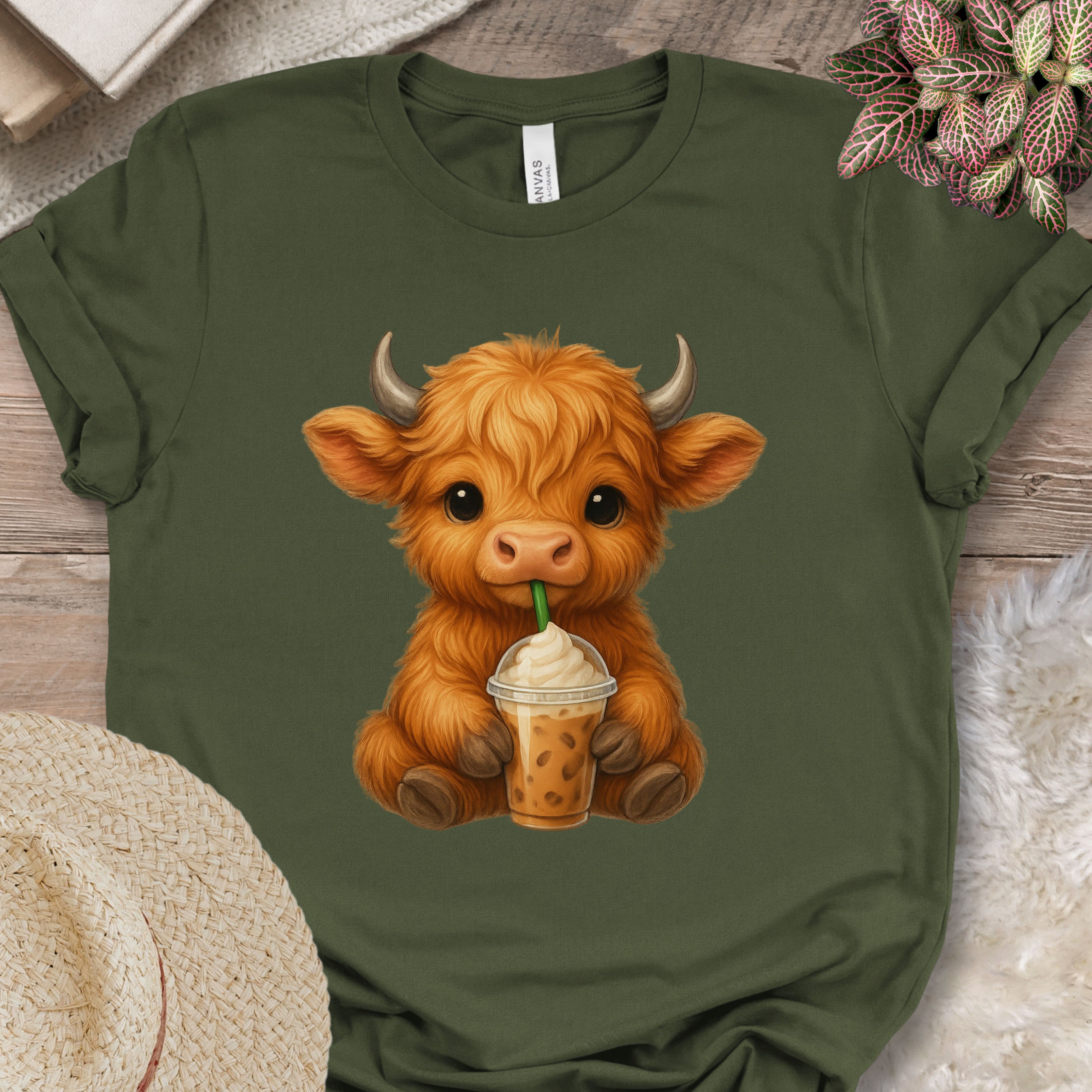 Cute Highland Cow Tee