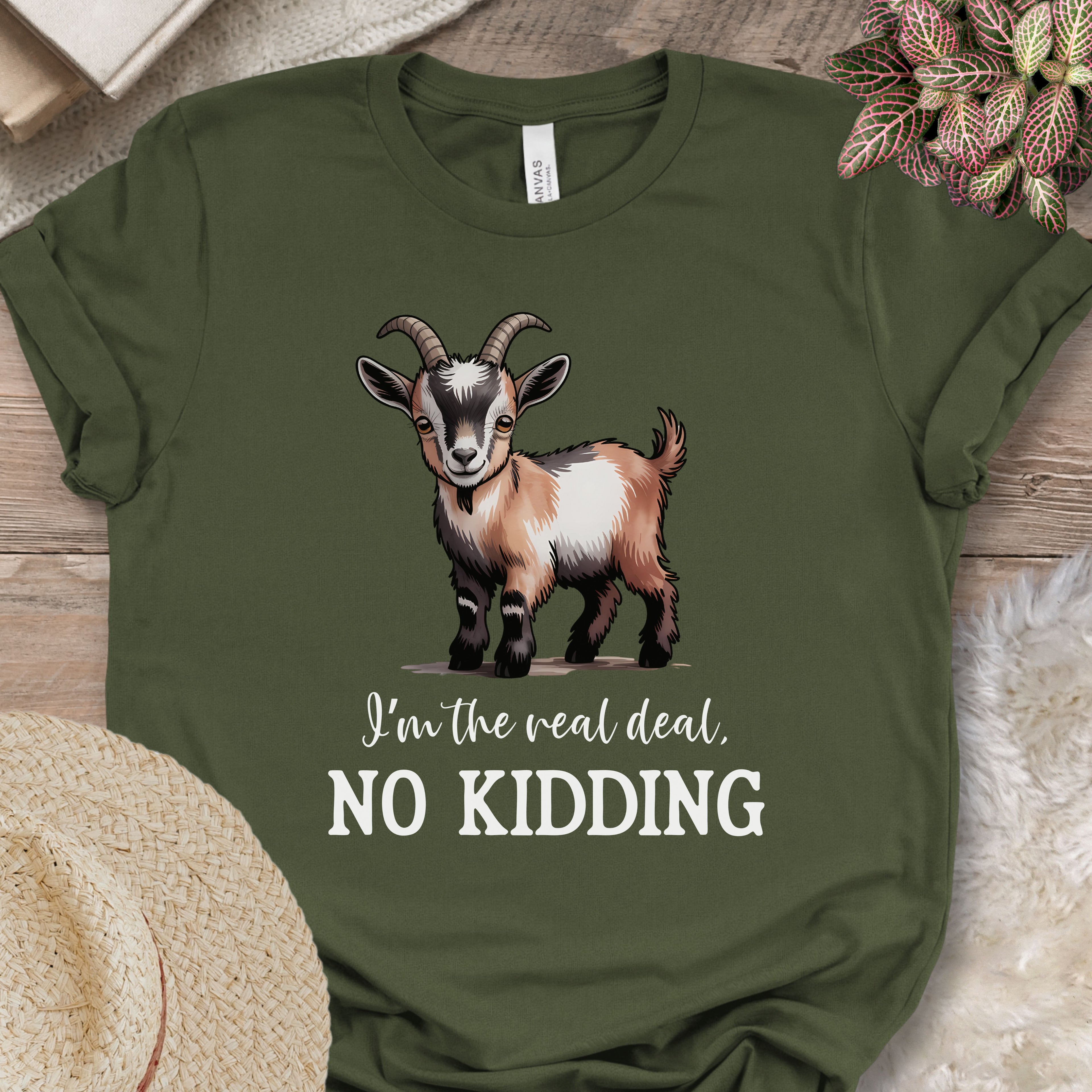 No Kidding Goat Tee