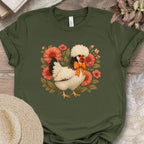 Floral Polish Chicken Shirt