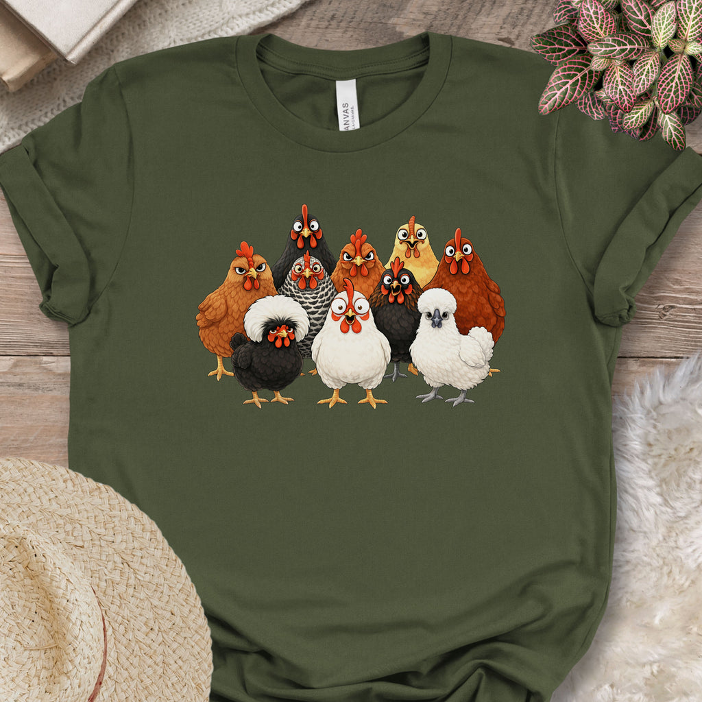 Silly Chicken Breeds Tee