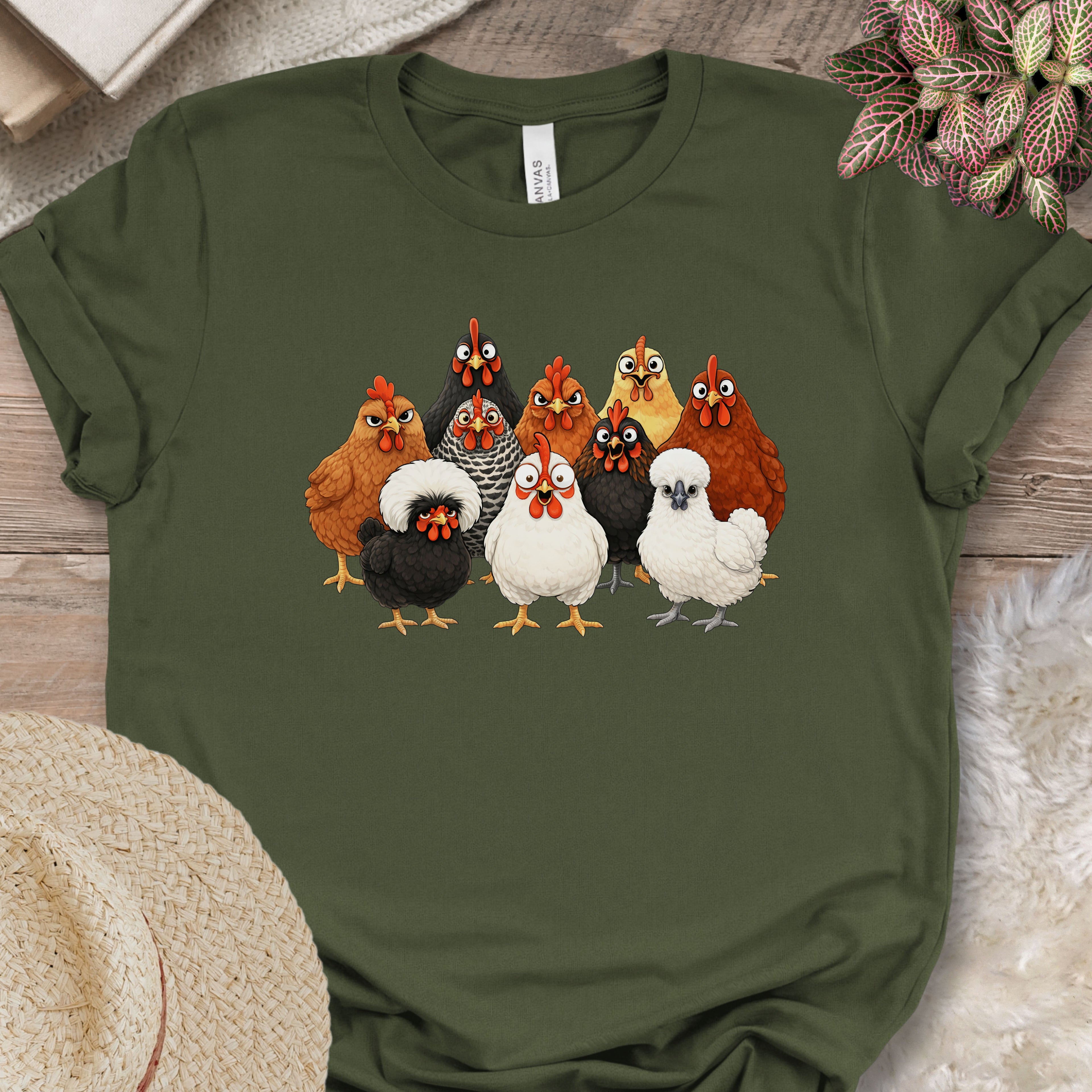 Silly Chicken Breeds Tee