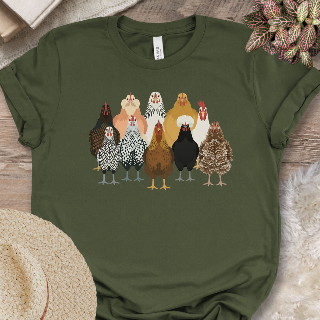 Backyard Chicken Flock T-Shirt (B)