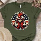 Patriotic Rooster Americana T-Shirt