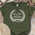 Rustic Poultry Lifestyle Crest T-Shirt