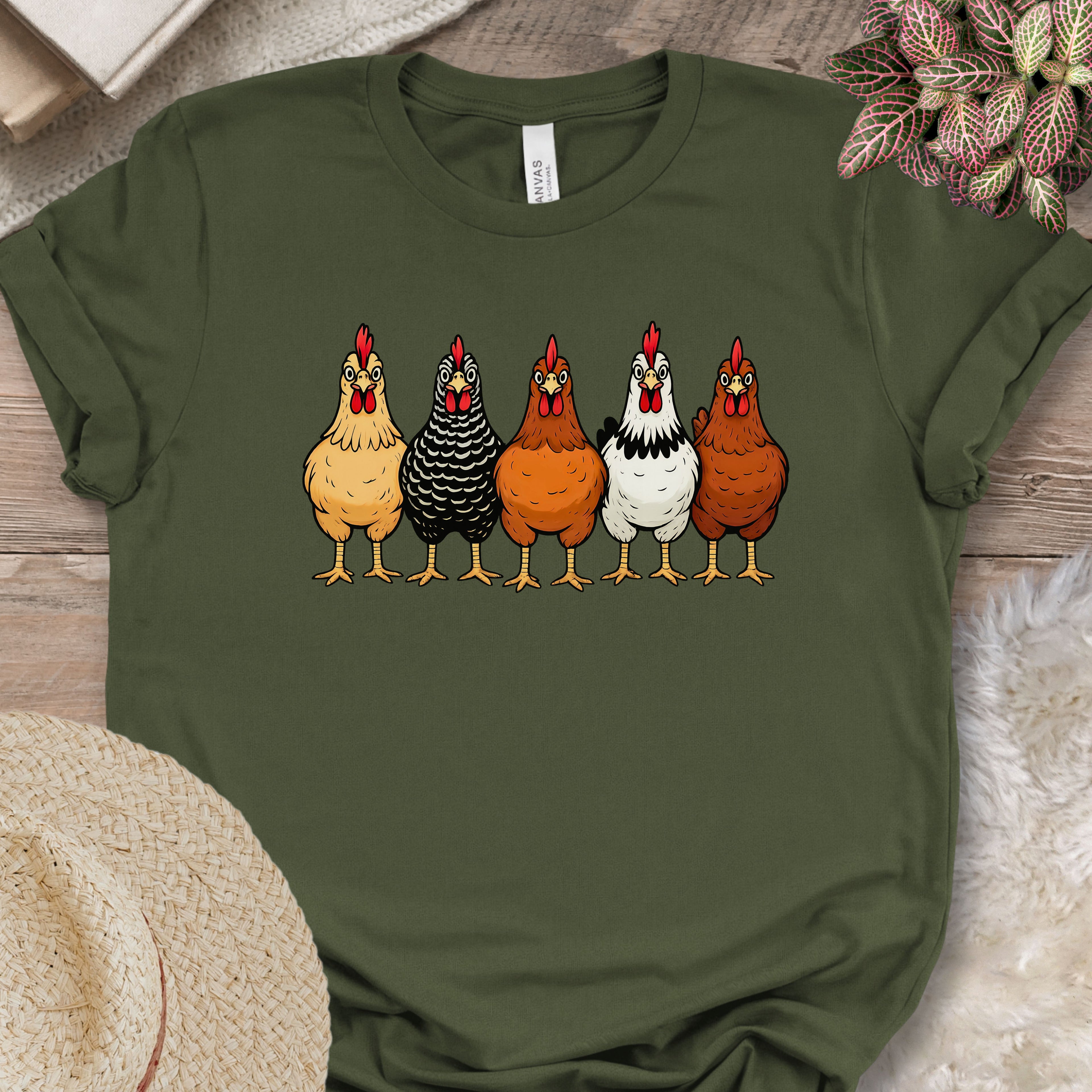 Flock Squad Vintage Chicken Tee