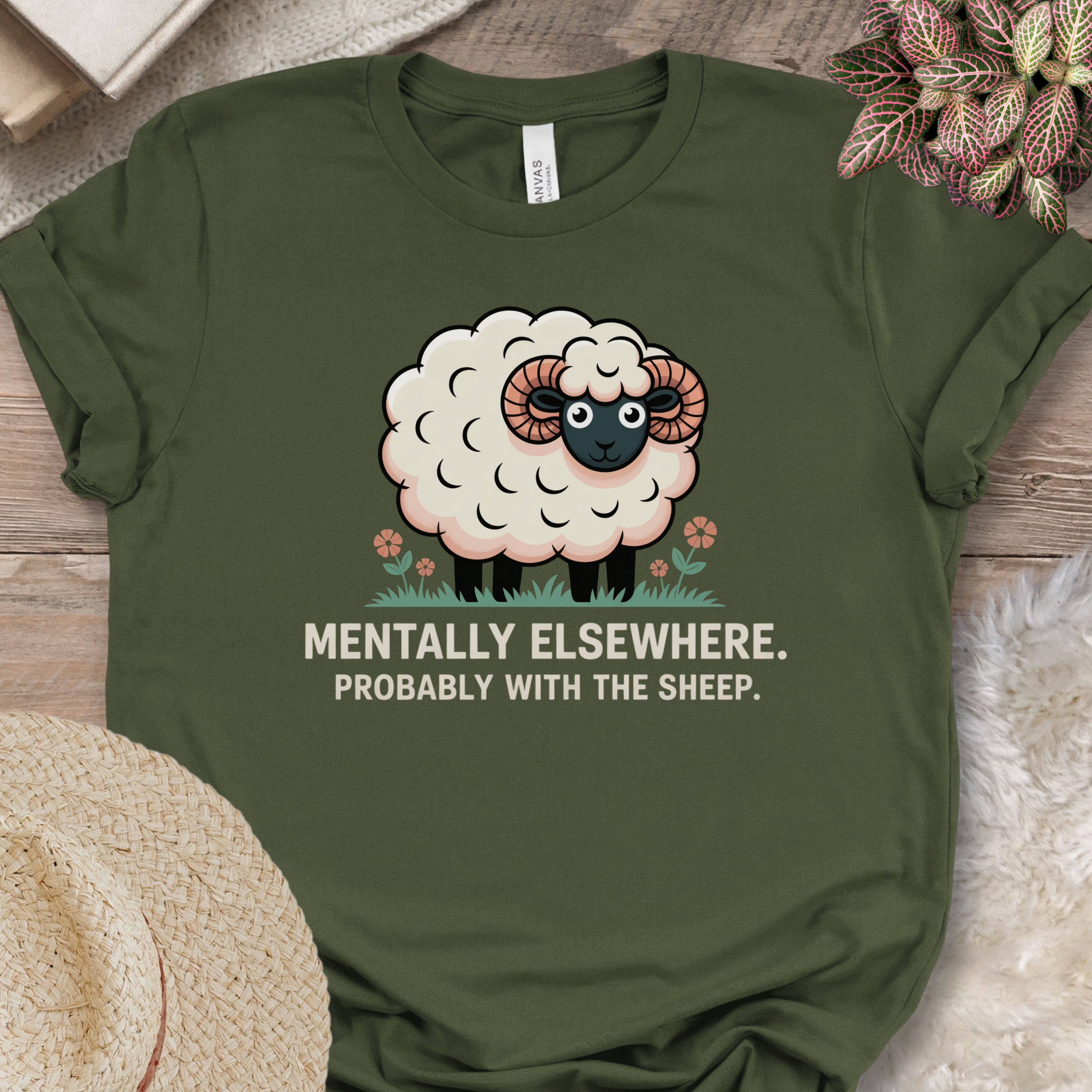 Sheep Daydream Farm Humor Shirt