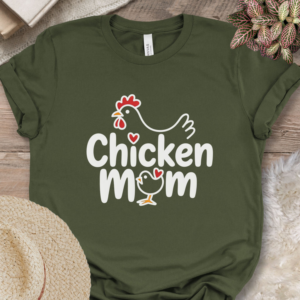 Hen Heart Chicken Mom Shirt
