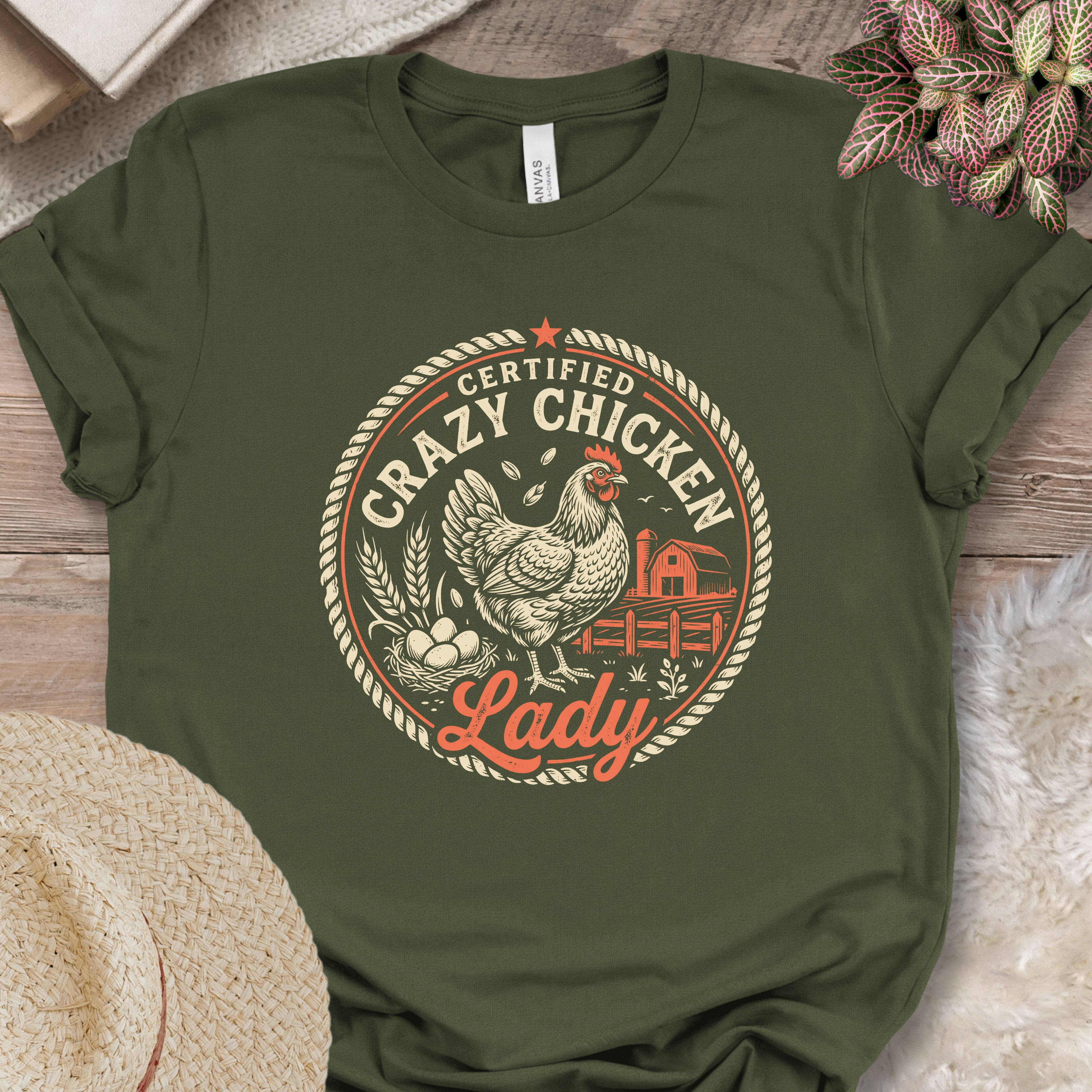Crazy Chicken Lady T-Shirt