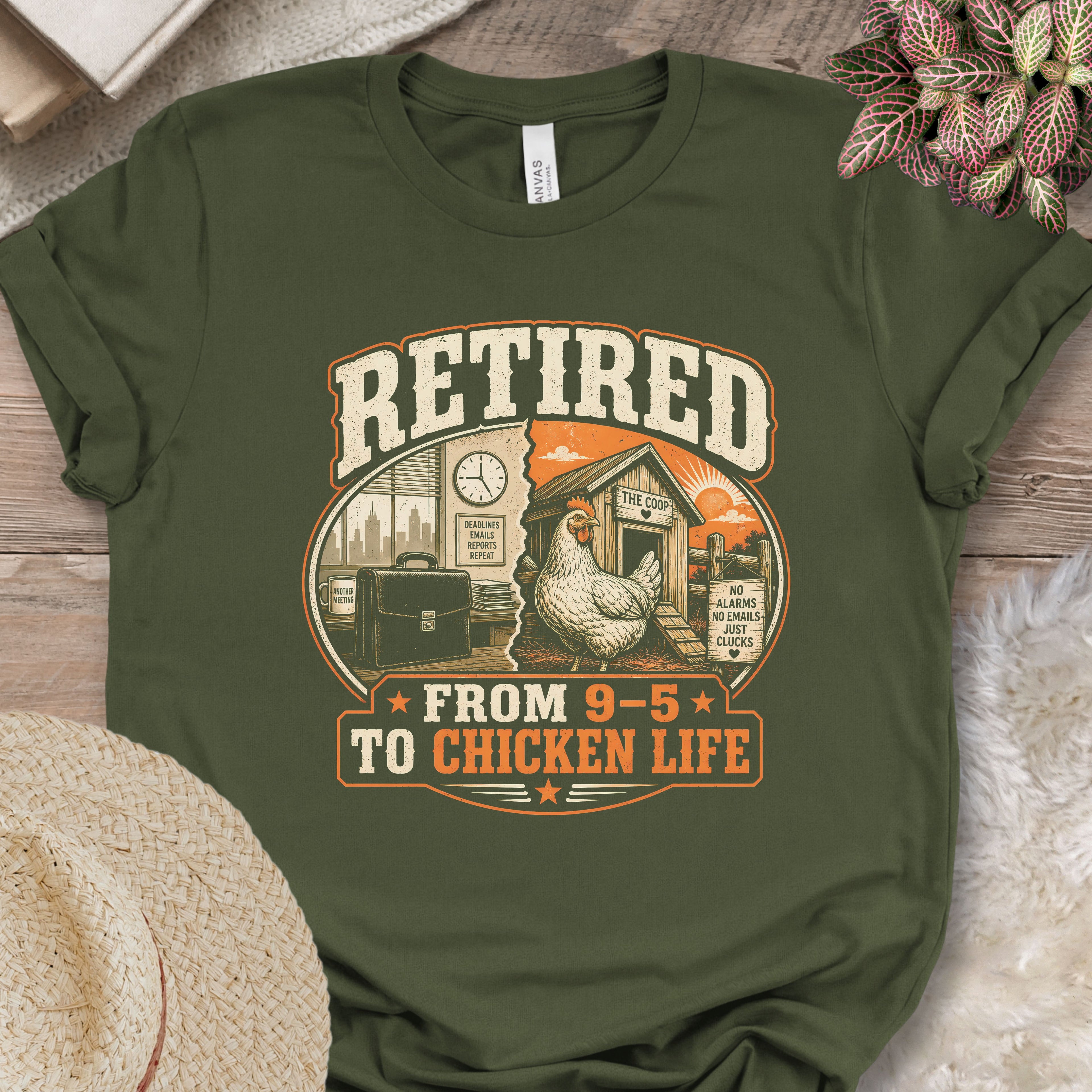 Retired Chicken Life Tee
