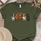 Cow Crew Cartoon Farm Shirt