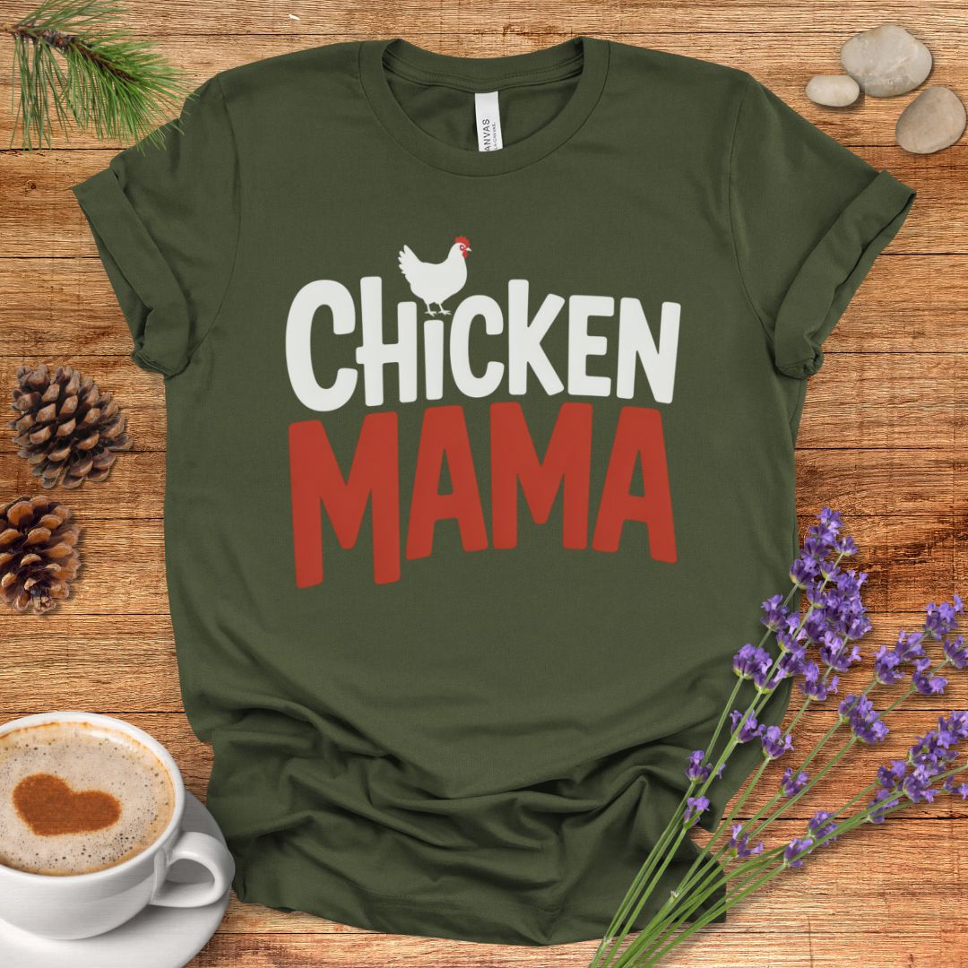 Minimalist Chicken Mama Tee