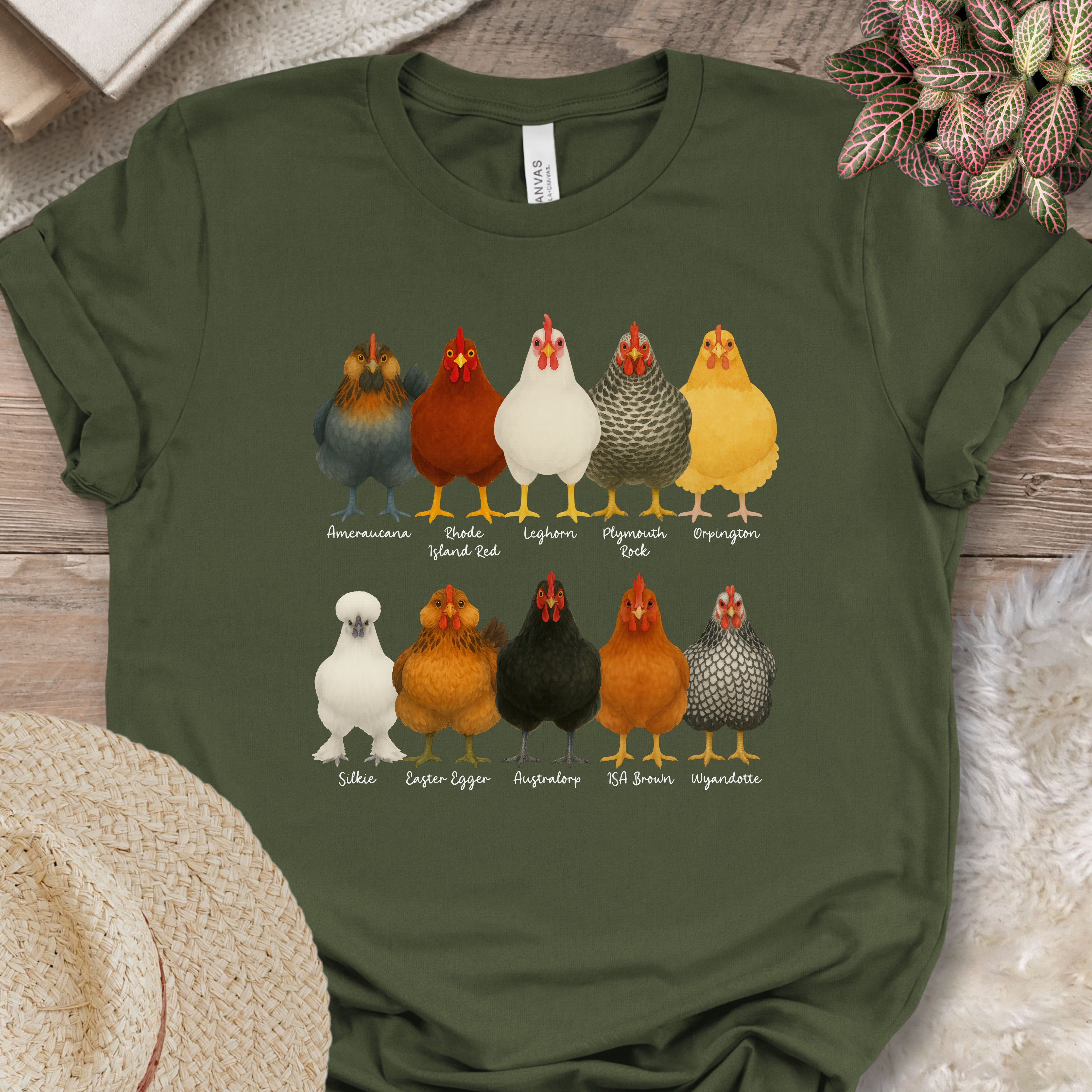Fancy Chicken Breeds T-Shirt