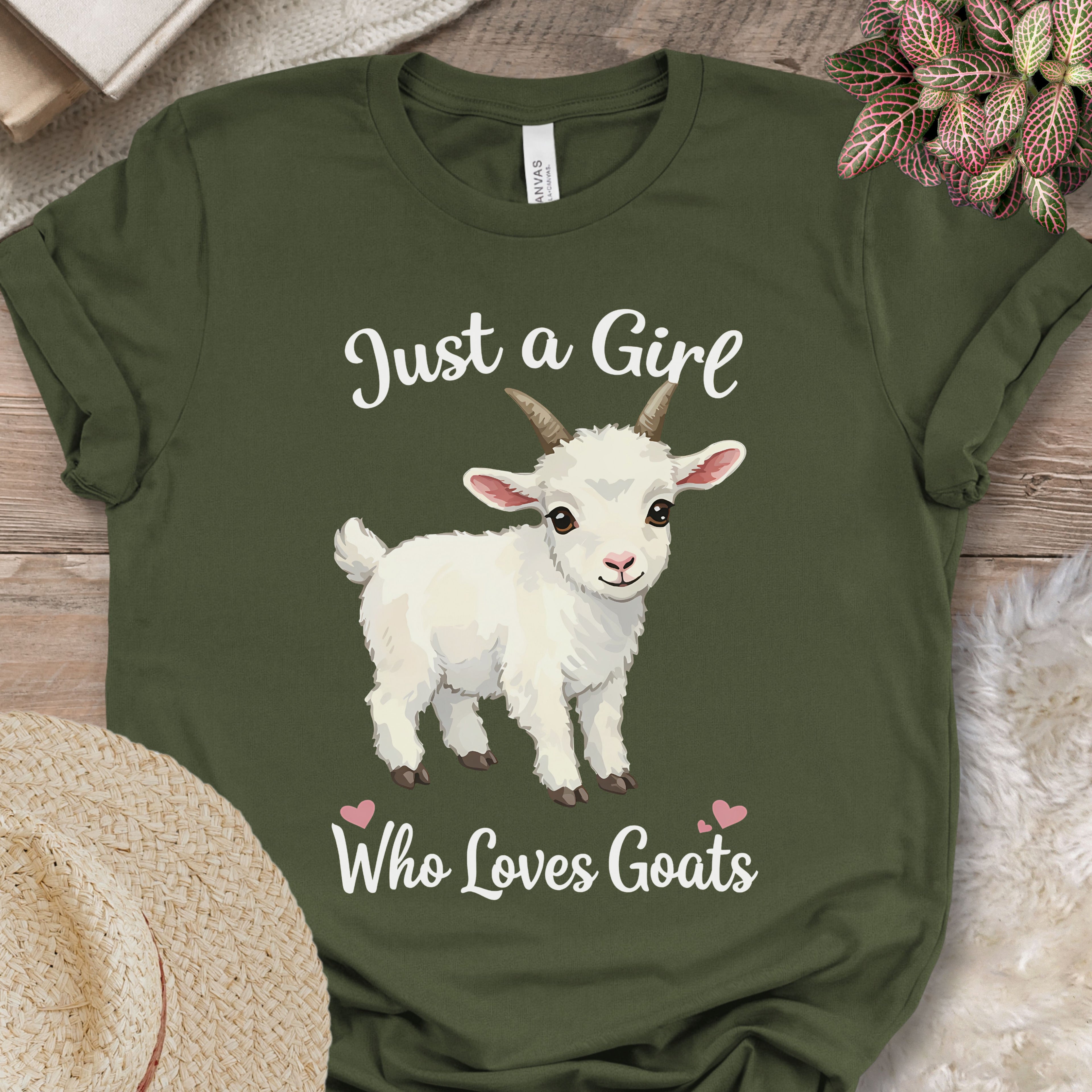 Just a Girl Who Loves Goats Tee