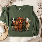 Surprised Cows Sweatshirt
