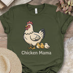Chicken Mama Farm Illustration T-Shirt
