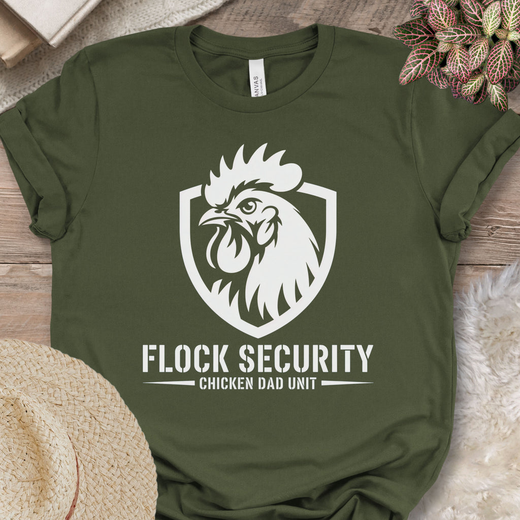 Flock Security Chicken Dad Shirt