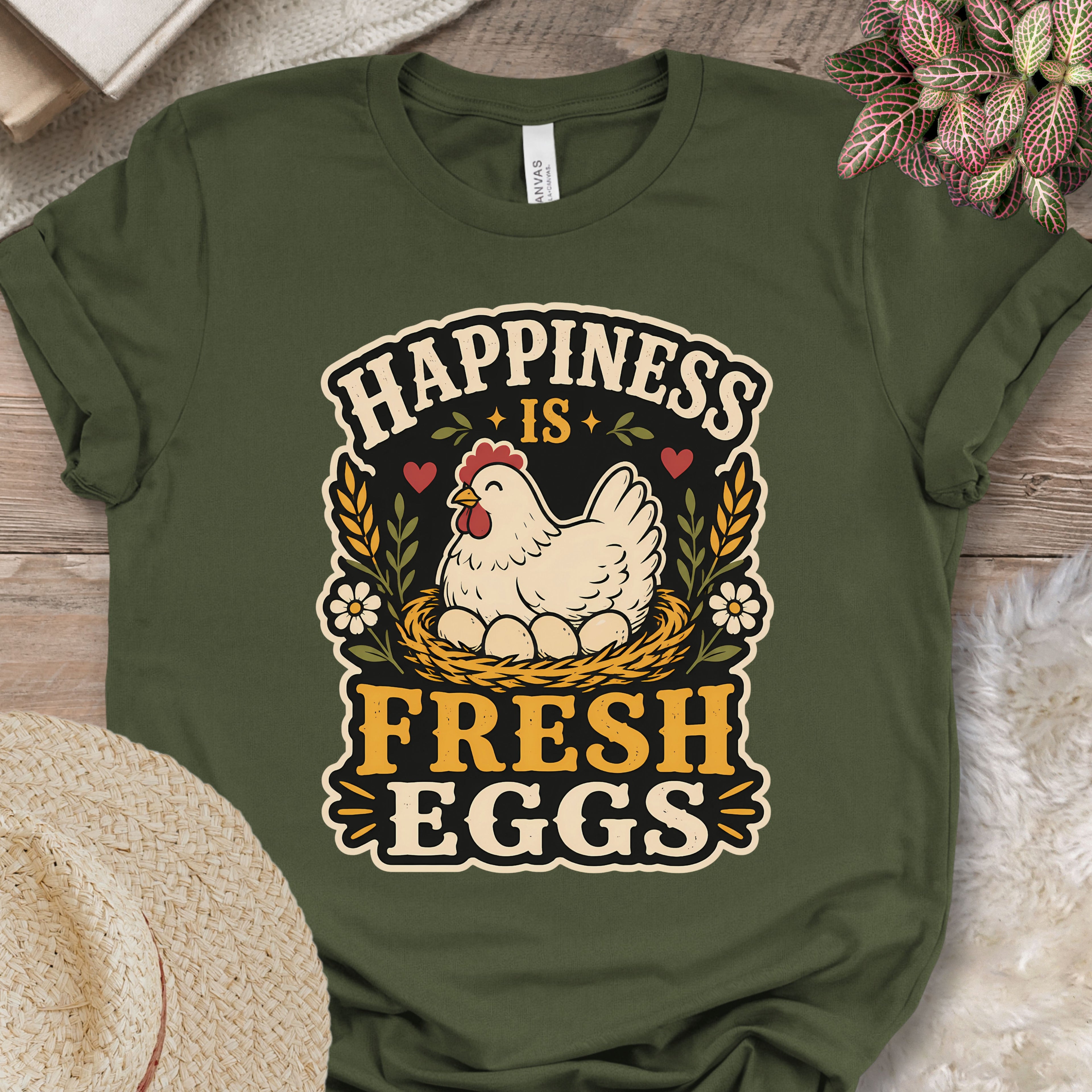 Fresh Eggs Happiness T-Shirt