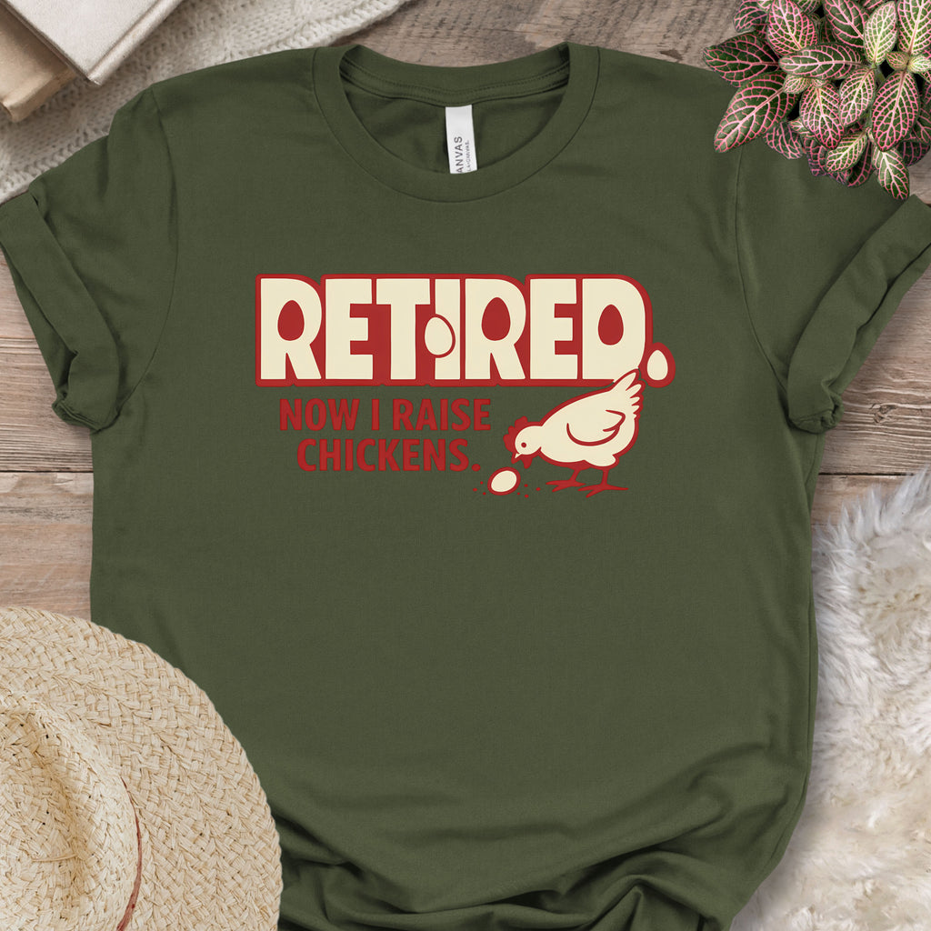 Chicken Coop Retirement Lifestyle Shirt