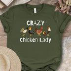 Crazy Chicken Lady T-shirt