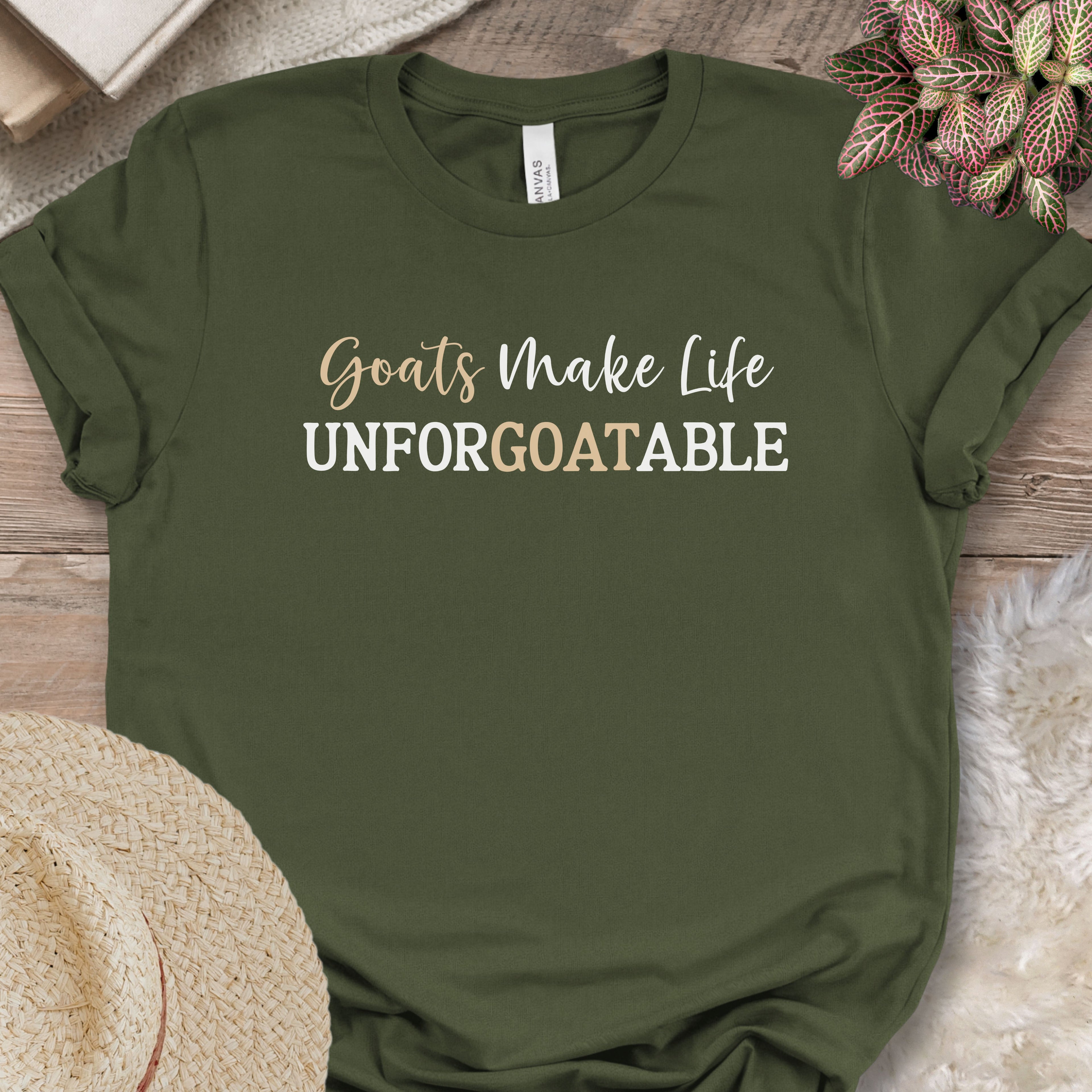 UnforGOATable Goat Tee