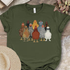 Backyard Chicken Flock T-Shirt (A)